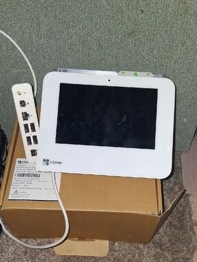 White Clover Mini Tablet POS Display - White